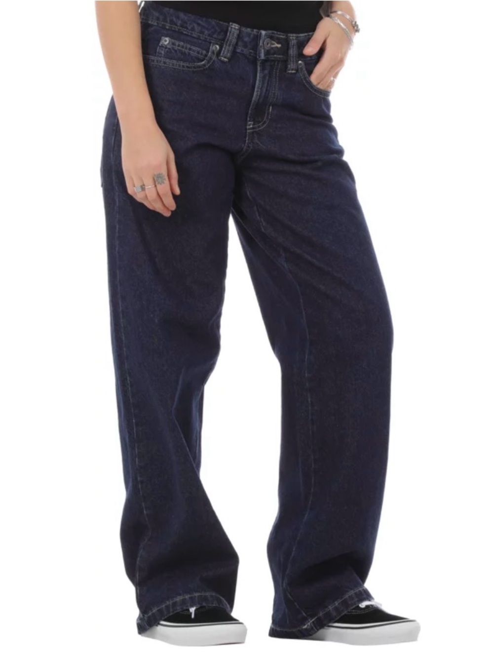 Dickies Women's Mechanic Loose Fit Jeans  Indigo Size 28